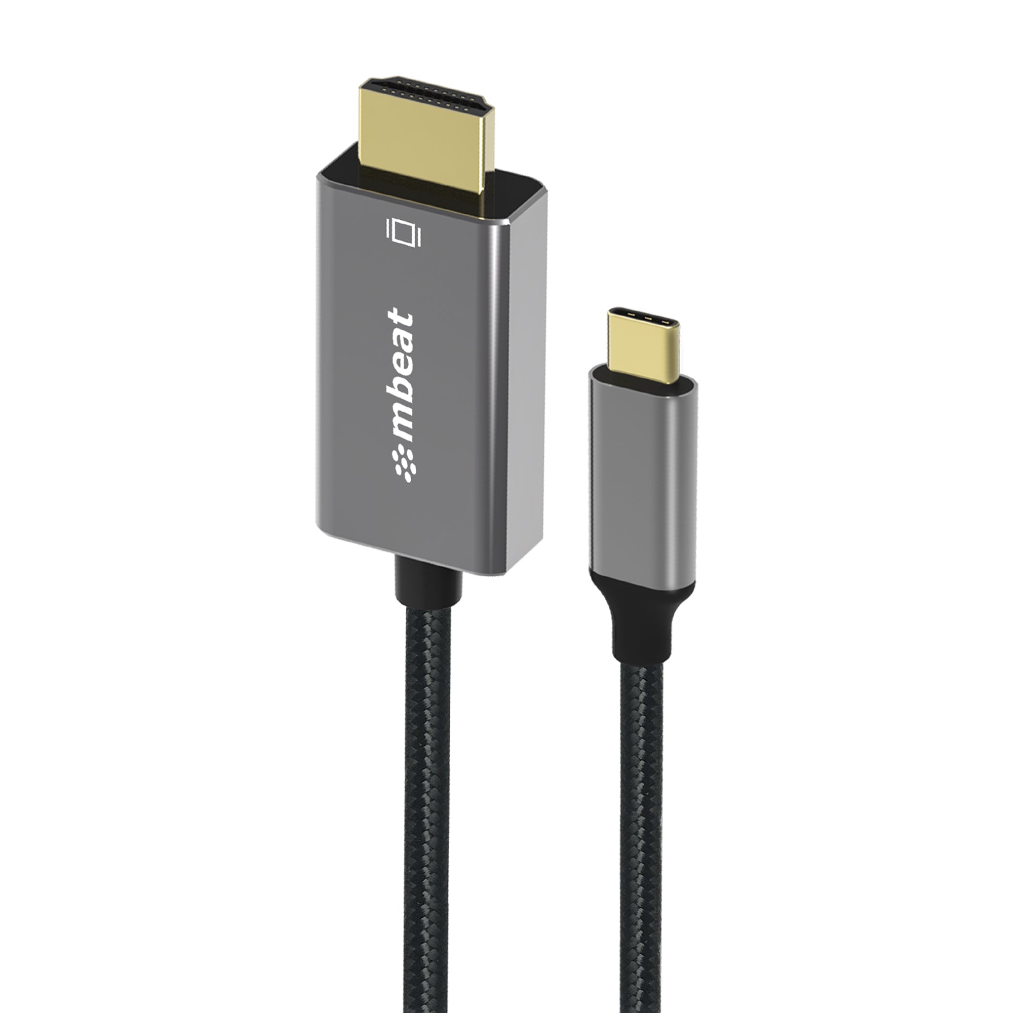 mbeat Tough Link 1.8m 4K USB-C to HDMI Cable - Extend USB-C Laptop, Tablet or Smartphone Video to HDMI Monitor, Projector, HDTV, 4K@60Hz(3840×2160) mbeat Tough Link 1.8m 4K USB-C to HDMI Cable - Extend USB-C Laptop, Tablet or Smartphone Video to HDMI Monitor, Projector, HDTV, 4K@60Hz(3840×2160)